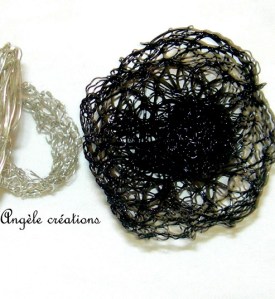 Bague dentelle d'acier (PV 25€ sur commande)