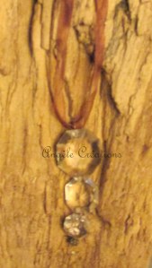 Pendentif trio de cristal