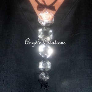 Pendentif Perles de cristal"