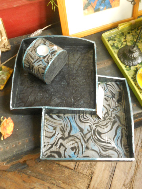 Atelier recup carton plateau