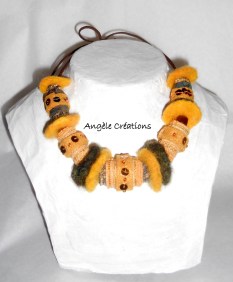 collier "Douceur safranné""