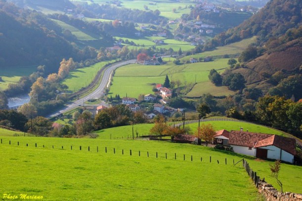 Vue du Pays basque