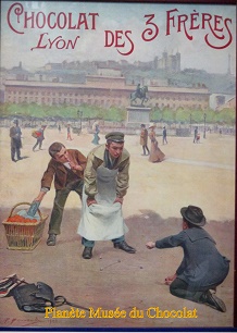 affiche ancienne au musée du Maitre Chocolatier Serge Couzicou