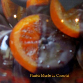 Orange/chocolat au musée du Maitre Chocolatier Serge Couzicou