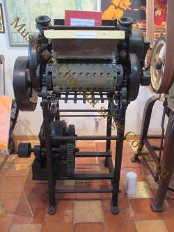 au musée du Maitre Chocolatier Serge Couzicou