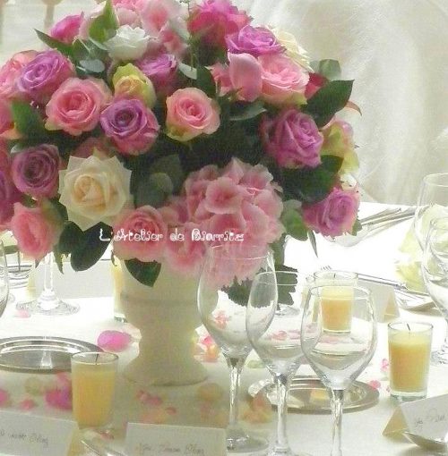 Énorme bouquet de différentes #roses