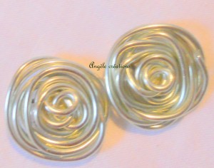 BO fleur clip ivoire