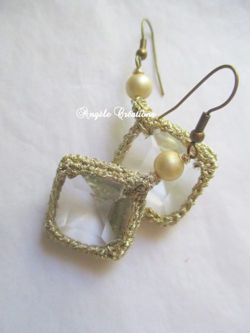 Boucles d'oreille en cristal