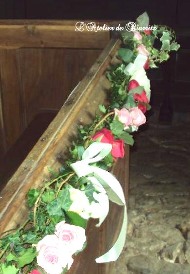 décoration Guirlande de fleurs