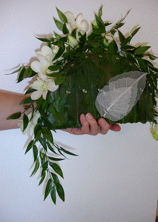 Eventail sac de la mariée