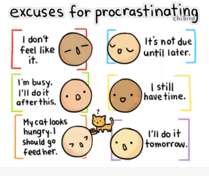 Exuses pour procrastiner