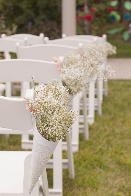 Bout de banc cornet de gypsophile