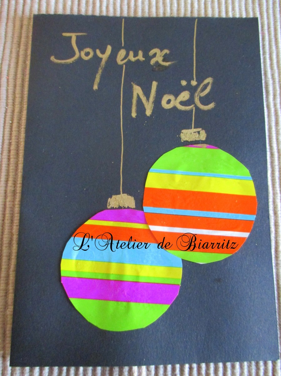 Atelier carte de voeux