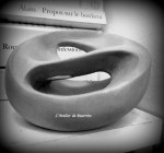 ma Statuette Ovale en argile