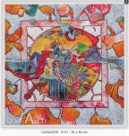 Tableau carré de F Cavadore