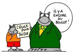 Le chat: Il y a encore du boulot!