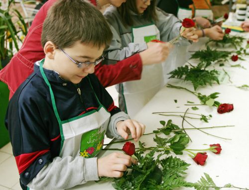 Atelier de compositions florales pour enfant