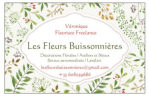 Carte " Les Fleurs Buissonnières"