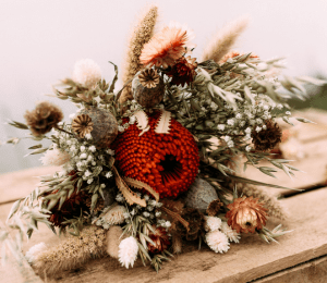 Bouquet classique de flerus séchées