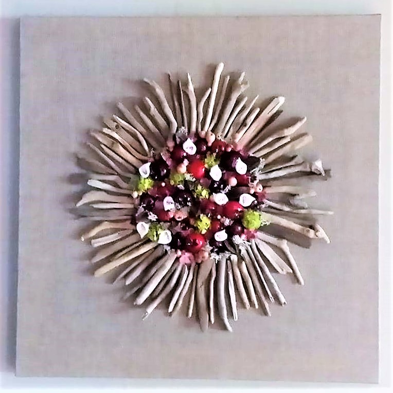 Décoration murale en bois flotté