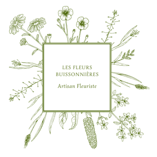Un logo fleuri, rien de mieux pour une passionnée de fleurs de toutes sortes!
