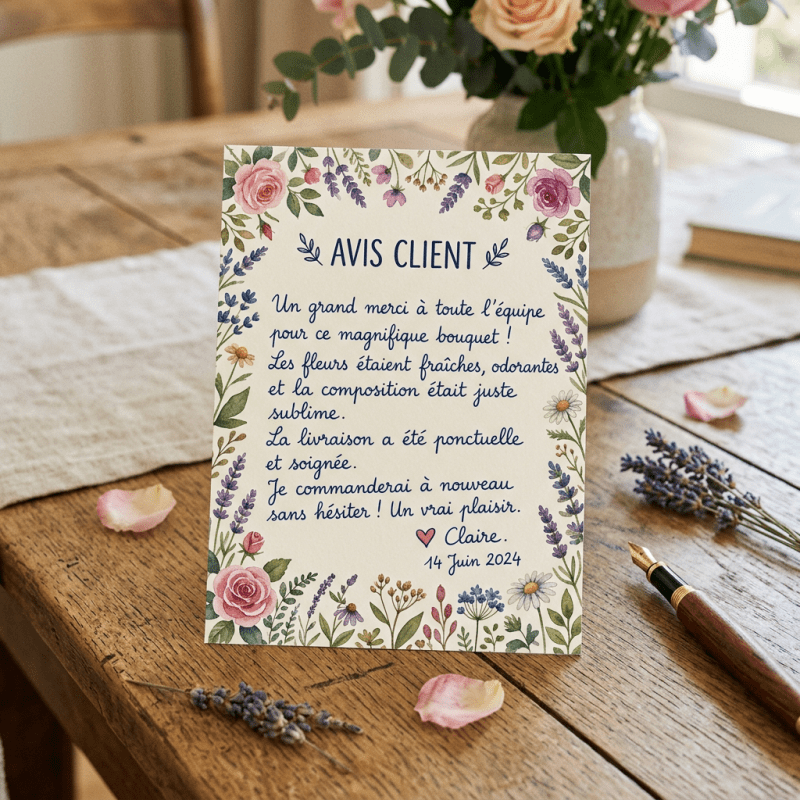 Avis Clients sur Les Fleurs&nbsp;Buissonnières