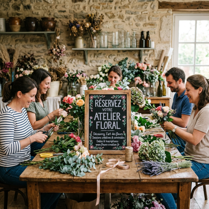 Découvrez Nos Ateliers Floraux : Réservez Maintenant&nbsp;!